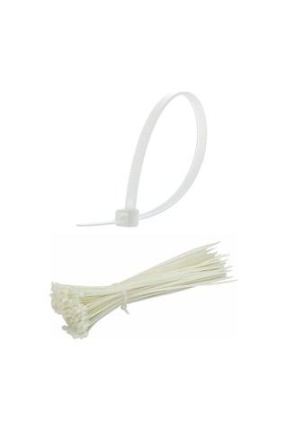 100 Adet Plastik Cırt Kelepçe Kablo Bağı Kablo Düzenleyici- 3.6 X 150 Mm Go-53-vice 03891