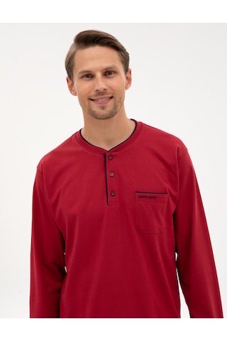 Pierre Cardin Erkek Bordo Pijama Takım 50322570-900 Bordo