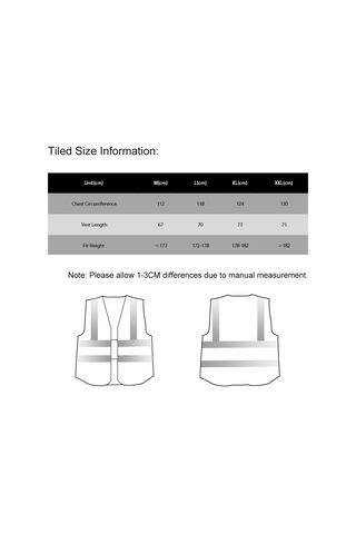 Skycity Vm-1027 Flüoresan Turuncu Xxl Çok Cebilli Yüksek Görünürlükli İş Güvenlik Yeleği İnşaat-çevre Temizliği Için