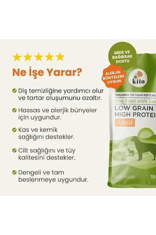 Doğal Besi Kuzu Etli Yetişkin Köpek Maması 15 Kg