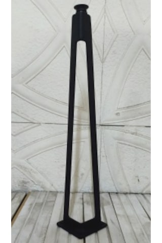 Tekli Dekoratif Metal Firkete Sehpa Ayağı (44 cm Yükseklik)