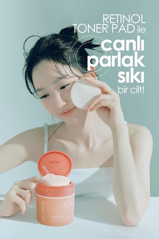 Grace Day Retinol ve Bakuchiol İçeren Tonikli Ped Grace Day Retinol Toner Pad 70 adet
