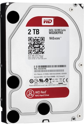 WD Red WD20EFRX 3.5" 2 TB 5400 RPM SATA 3 NAS HDD