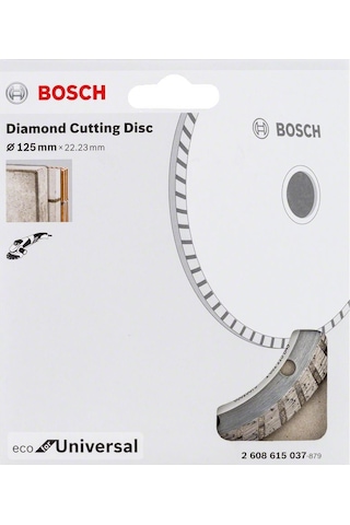 Bosch Eco Turbo 125 MM Elmas Yapı Malzemeleri Kesme Testeresi 2608