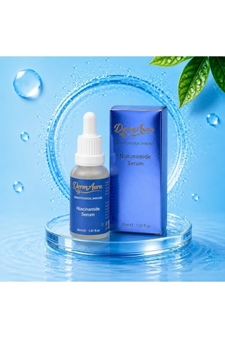 Dermaura Niacinamide Serum %10+hyalüronik Asit 30ml Gözenek Sıkılaştırmaya Yardımcı Cilt Tonunu Eşitlemeye Yardımcı