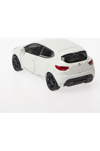 Metal Model Araba Oyuncak 1:36 Ölçek Diecast Renault Clio Rs -beyaz