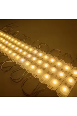 20 Adet 5 Watt Günışığı 3000 Kelvin Ip65 Mercekli Modül Led 10 Adet Magnetli, Çok Kaliteli Modül Led Gün Işığı