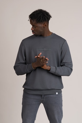 Fbi Slimfit Modal Kumaş Baharlık Sıfır Yaka Likralı Sweatshirt Antrasit