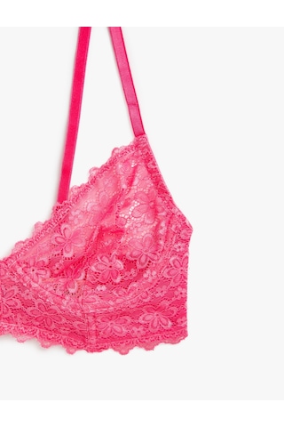 Koton Dantelli Balenli Sütyen Pembe 2slk10059mk Gülkurusu