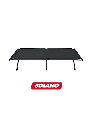 Solano Fishing Katlanabilir Kampet Taşıma Çantalı Dayanıklı Kamp Yatağı Siyah