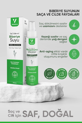 Velvatura Dökülme Karşıtı Biberiye Suyu 100 ML