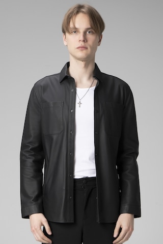 Dericlub Wm202 Gerçek Deri Erkek Gömlek