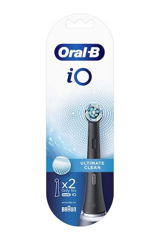 Oral-B iO Ultimate Clean Siyah Diş Fırçası Yedek Başlığı 2'li
