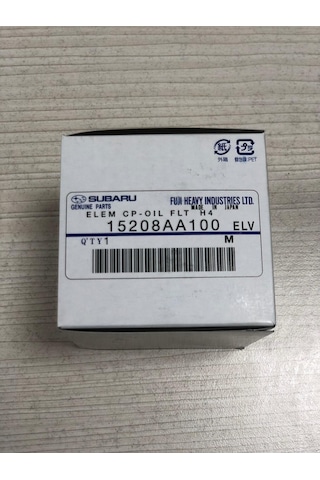 15208Aa100  Subaru Yag Filtresi 370076334
