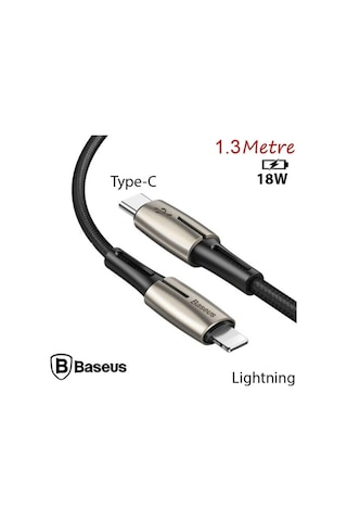 Baseus Waterdrop Type-c To Apple Uyumlu iPhone Pd18w Hızlı Şarj Kablosu 1.3m
