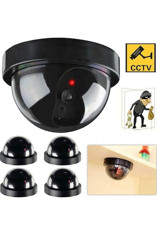 Caydırıcı Sahte Kamera Dome Güvenlik Kamerası Led Işıklı Caydırıcı
