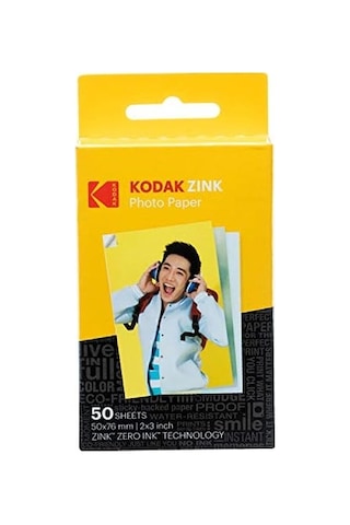 Zink Fotoğraf Kağıdı, 50 X 76 Mm, Anında Film, 50&apos Li Paket
