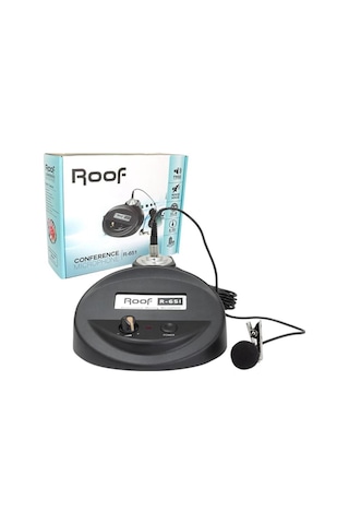 Roof R-651 Volum Kontrollü Kürsü Yaka Mikrofonu - Cami Mikrofonu