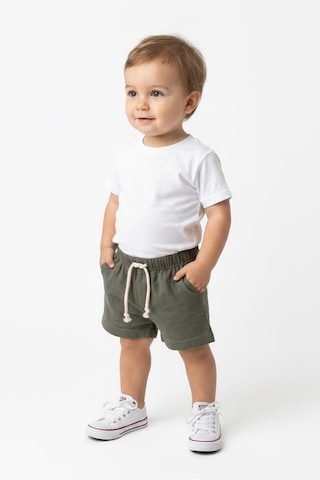 MiaBaby Bebek Müslin Şort Haki