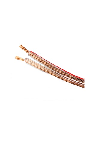 Winkel 5Metre 2X1 50Mm Hoparlör Ses Sistemi Kablosu Şeffaf