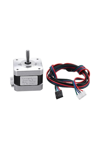 17hs3401 Nema 17 Step Motor 0.28n.m D Mil 2 Faz 1.3a 1.8 Derece 200 Adım Tork 3d Yazıcı Printer