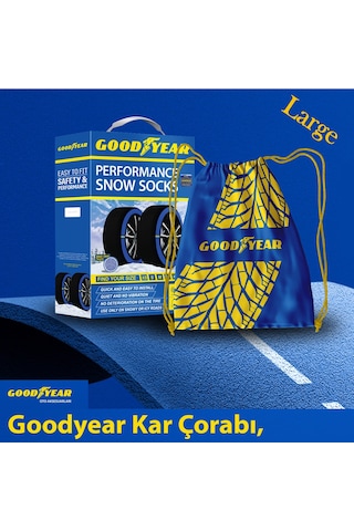 Goodyear Kar Çorabı Large A+ Kalite Yüksek Performans
