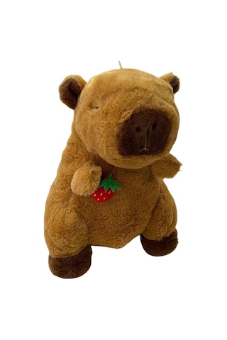 Büyük Boy Kapibara Peluş Oyuncak 35 Cm Yumuşacık Bebek Ve Çocuk Uyku Arkadaşı Çok Renkli