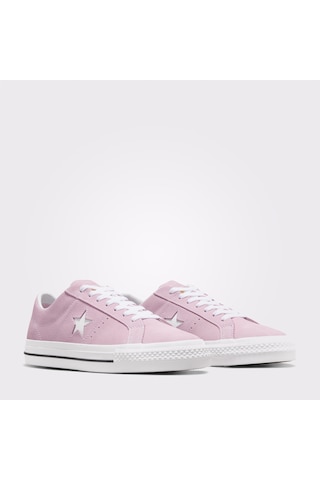 Converse Cons One Star Pro Unisex Pembe Deri Sneaker