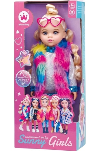 Ctoy Tatlı Moda Oyuncak Bebek 40 Cm Model 1