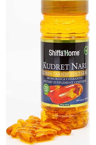 Zeytinyağlı Kudret Narı Içeren Takviye Edici Gıda Softjel