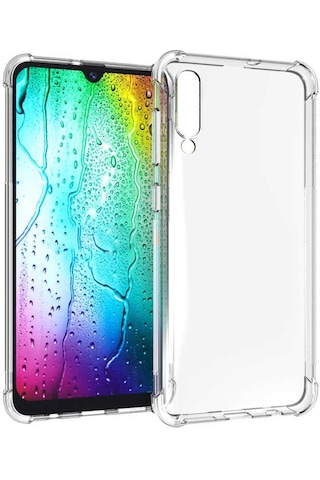 Galaxy A70 Kılıf Zore Nitro Anti Shock Silikon Renksiz