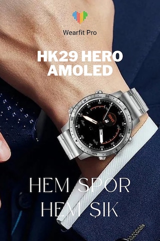 Wearfitpro Hk29 Hero Amoled Gpt Nfc Sesli Asistan Gps Sağlık Spor Yeni Nesil Tüm Özelliklere Sahip Akıllı Saat