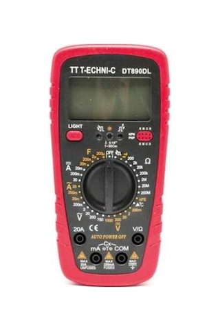Rico 011-rc0033 Dt33d Digital Multimetre Çok Renkli