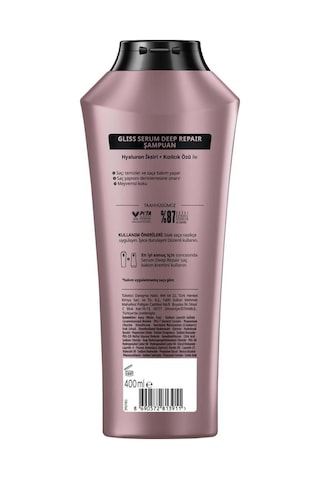 Gliss Serum Deep Repair Onarıcı Şampuan 3 x 400 ML