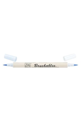 Zig Brushables 2 Renk Tonu Fırça Uçlu Marker Kalem 302 Powder Blu