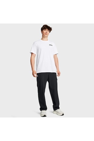 Under Armour Vibe Woven Cargo Erkek Siyah Polo Yaka Tişört
