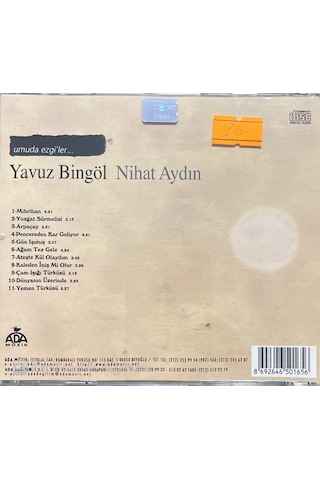 Plak Değildir Cd Dir Cd Yavuz Bingöl Nihat Aydın Umuda Ezgiler