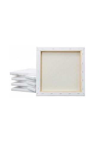 Tuval 20x20 Cm Astarlı Kare Tuval 8 Adet Resim Küçük Tuvali 20 20 Cm Tual Akrilik Boya Yağlı Boya İçin İdeal
