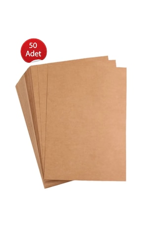 Kraft Araç Araba Oto Paspas Kağıdı Baskısız 50 Adet 35x50 Cm