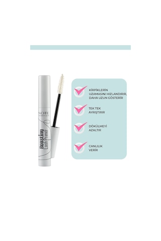 Note Cosmetique Boosting Lash Primer Bakım Yapan Maskara Bazı - Renksiz
