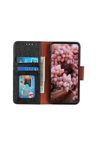 İphone Uyumlu 16 Pro Kılıfı Nappa Dokulu Bölünmüş Deri Düşmeye Karşı Darbeye Dayanıklı Telefon Kılıfı