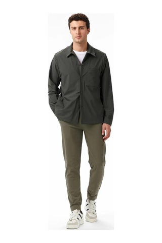 Nautica Erkek Yeşil Classic Fit Eşofman Altı-11591 Yeşil
