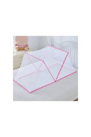 Katlanabilir Cibinlik Çocuk Boy Pembe 125 X 65 X 65