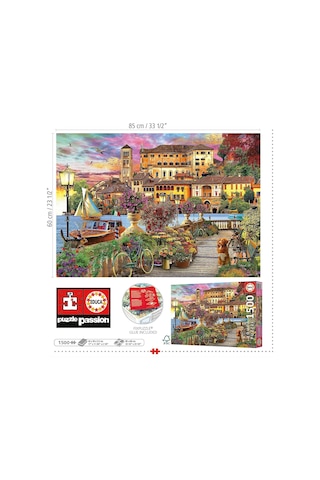 Educa 1500 Parça İtalya'da Gezinti Yolu Puzzle - 19562 - Italian Promenade