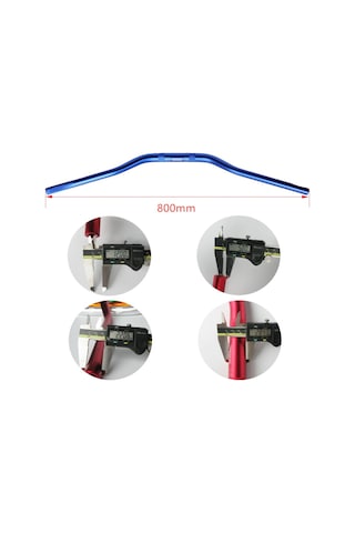 Motosiklet Gidon 28mm Renk Şeçenekli - Kırmızı