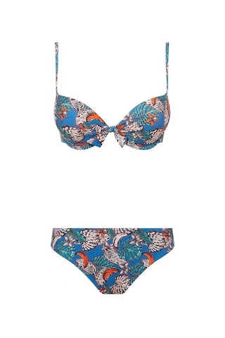 U.S. Polo Assn. Kadın Mavi Bikini Takım Mavi