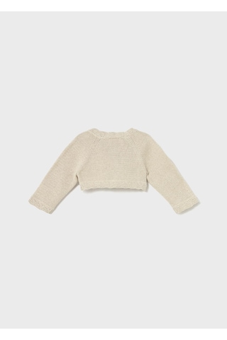 Mayoral Newborn Kız Bebek Merserize Bolero Bej