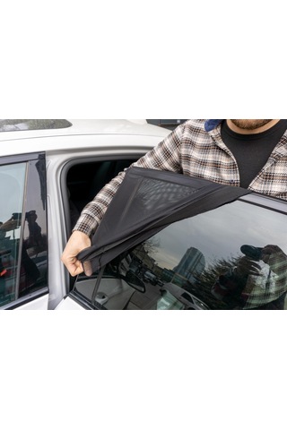 Automix Geçme Yan Cam File Perde Universal 1 Adet