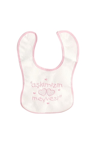Aşkımızın Meyvesi Su Geçirmez Bebek Önlüğü Pembe