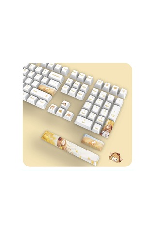 Kalın Pbt Boya Alt Kiraz Tuş Başlıkları 130 Tuşlu Tuş Başlığı Gk61/68/75/84/980/104/108